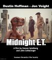 Midnight E.T. is a science fiction drama film directed by John Schlesinger and Steven Spielberg, starring Dustin Hoffman, Jon Voight, and Henry Thomas.