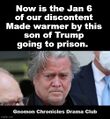 Now is the Jan 6 of our discontent made warmer / By this son of Trump going to prison.