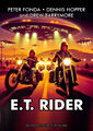 E.T. Rider is an American independent science fiction road drama film about two bikers who travel through the American Southwest and South, carrying the proceeds from an extraterrestrial cocaine deal.