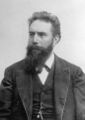 1895: Wilhelm Röntgen publishes a paper detailing his discovery of a new type of radiation, which later will be known as x-rays.