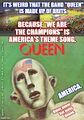 America's Theme Song is "We Are the Champions" by Queen.