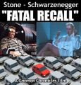 Fatal Recall is a 2021 automotive industry training film about the hidden costs of recalling vehicles. Narration: Sharon Stone, Arnold Schwarzenegger.