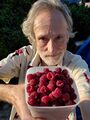 Karl Jones with Raspberries (4 August 2022).