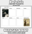 Marin Sais Monday. (24 May 2021)