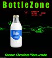 Bottlezone is a first-person shooter tank combat arcade videogame. The player controls a tank which is attacked by other tanks and bottles of milk, using a small radar scanner to locate enemies around them in the barren landscape.