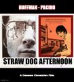 Straw Dog Afternoon is an American crime thriller film starring Al Pacino and Dustin Hoffman.