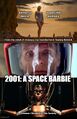 2001: A Space Barbie is a 2022 American science fiction horror film about a deranged robot which stows away aboard the spaceship Discovery One.