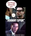 Johnny SPQR is a 1995 cyberpunk history film about a Roman Consul (Keanu Reeves) with a cybernetic brain implant designed to win the Punic Wars. Co-starring Henry Rollins as Cato the Censor.