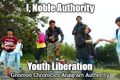 "I, Noble Authority" is an anagram of "Youth Liberation".
