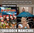 Forbidden Manicure is a beauty school and safe house for criminal nail technicians on the run.