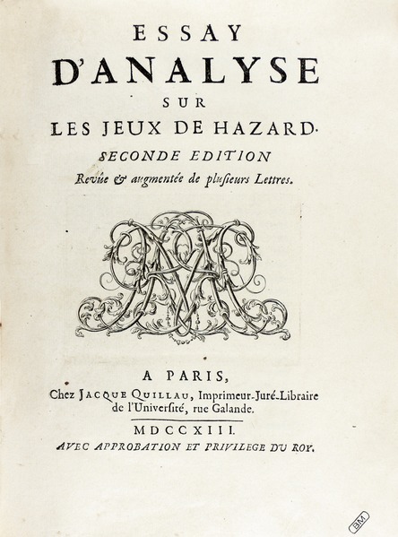 File:Montmort - Essay d'analyse sur les jeux de hazard, 1713.jpg