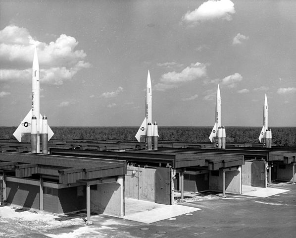 BOMARC launch complex at Fort Dix.
