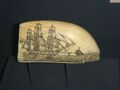 1595: "Priceless Scrimshaw collection shall be mine," vows pirate captain Cinnamon Jack.