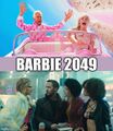 Barbie 2049 is a fantasy comedy science fiction thriller film directed by Greta Gerwig and Denis Villeneuve, and starring Margot Robbie, Ryan Gosling, and Ana de Armas.