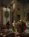 The Nested Radical seeking permission to display Jean-Léon Gérôme's painting The Carpet Merchant in upcoming art show.