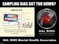 Swipe Syndrome? Sampling bias self-esteem issues? HAL 9000 Mental Health Associates can help.