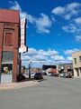 Morning (13 May 2026) @ 11:08 a.m. Chapman Street at First Avenue East, view to the east.