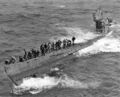 1944: World War Two: A hunter-killer group of the United States Navy captures the German submarine U-505: The first time a U.S. Navy vessel had captured an enemy vessel at sea since the 19th century.