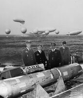 1962: Flock of Carnivorous dirigibles gathers after recovery of Palomares bomb.