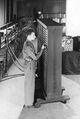 1955: ENIAC retired. After disassembly, parts of the Electronic Numerical Integrator and Computer, the first general purpose electronic computer, were shipped to the Smithsonian for display.