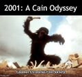 2001: A Cain Odyssey is a 1968 science fiction religion film about a farmer (Cain) who rises up and slays his brother (Abel), leading up to a tense showdown between man and God that results in a mind-bending trek through space and time.