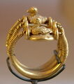 Ducks on Egyptian gold ring quack in the name of Ramesses IV.
