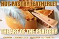 "Hot Pastry Featherlet" is an anagram of "The Art of the Psaltery".