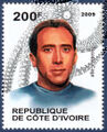 The Nicolas Cage Octopus stamp is a well-known misprint featuring actor Nicolas Cage with an octopus. The misprint apparently resulted from Cage getting into character "above and beyond the call of Euclidean space-time" during an unexplained off-camera encounter with an octopus.