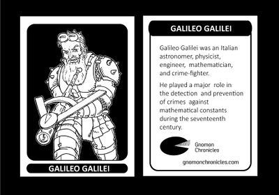 Galileo Galilei trading card
