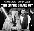 The Empire Breaks Up is a 1978 science fiction drama film about a Hollywood couple (Marcia and George Lucas) who experience marital strife after making the world's most popular film.