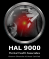 HAL 9000 Mental Health Associates is a transdimensional corporation based on HAL 9000 which provides mental health services and supplies.