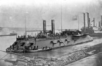 1862: USS Cairo sinks on the Yazoo River, becoming the first armored ship to be sunk by an electrically detonated mine.