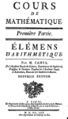 1699: Mathematician and mechanician Charles Étienne Louis Camus born. He will be the author of Cours de mathématiques (Paris, 1766), along with a number of essays on mathematical and mechanical subjects.