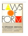 Front cover of Laws of Form.