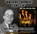When My Shipment Comes In is a musical crime drama film written and directed by Steven Soderbergh with score by famed songwriter Kurt Weill.
