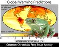 Climate Change Frog Soup is a global climate change themed restaurant franchise.