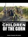 Children of the Gorn is a science fiction horror film about a starship captain (William Shatner) who is transported to an abandoned Nebraska town that is inhabited by a cult of murderous children who worship a reptilian alien that lives in the local quarry.