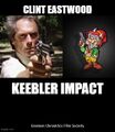 Keebler Impact is an action-thriller film about a food poisoning victim (Sondra Locke) who seeks revenge on the Keebler elves by killing them one by one, and the police inspector (Clint Eastwood) who is tasked with tracking her down.