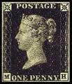 1840 May 1: The Penny Black postage stamp becomes valid for use in the United Kingdom of Great Britain and Ireland.