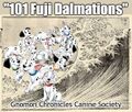 101 Fuji Dalmations is a 1961 animated adventure drama film produced by Japanese ukiyo-e artist Hokusai.