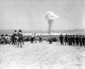 1962: United States Army tests Small Boy, a tactical nuclear weapon, at the Nevada Test Site. Yield was 1.65 kt.