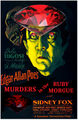 Murders in the Ruby Morgue is a American horror film about Doctor Mirakle (Bela Lugosi), a carnival sideshow entertainer and gemologist who kidnaps Parisian women to mix their blood the dust of crushed rubies.