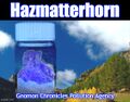 A Hazmatterhorn is a mountain of hazardous materials. The term is applicable to any such mountain.