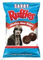 Savoy Ruffles is a brand of chocolate ganache potato chips by George Harrison.