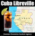 The Cuba Libreville is a highball cocktail consisting of cola, rum, and water from the mouth of the Komo river in Gabon, West Africa.