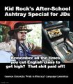 Kid Rock's After-School Ashtray Special for JDs is an American "music and illiteracy" television series hosted by human ashtray Kid Rock.