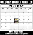 May 2021 calendar.