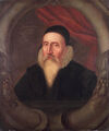 1598: John Dee demonstrates the solar eclipse by viewing an image through a pinhole. Two versions from Ashmole and Aubrey give different details of who was present. Dee's Diary only contains the notation, "the eclips. A clowdy day, but great darkness about 9 1/2 maine".