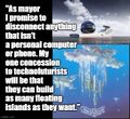 The City of Floating Islands is a city in [REDACTED] which requires that wealthy residents confine themselves to floating islands in the sky.