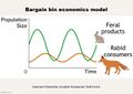 Bargain bin economics model is an economic model adapted from population biology models.